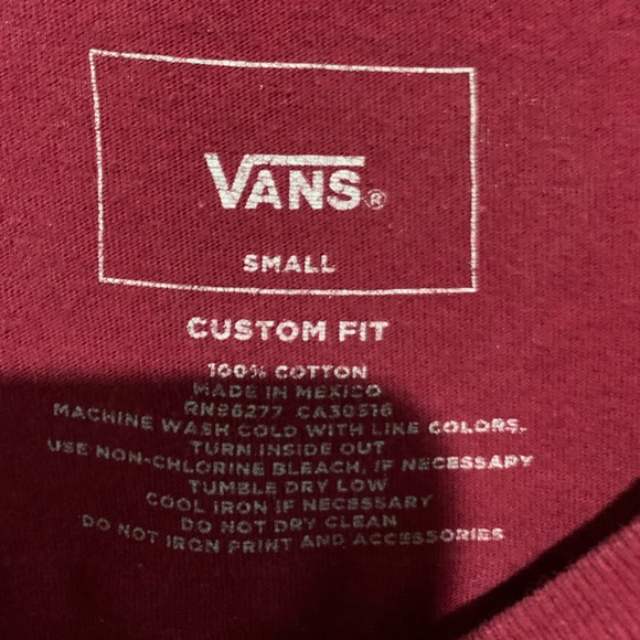 Vans tshirt small - Picture 3 of 3